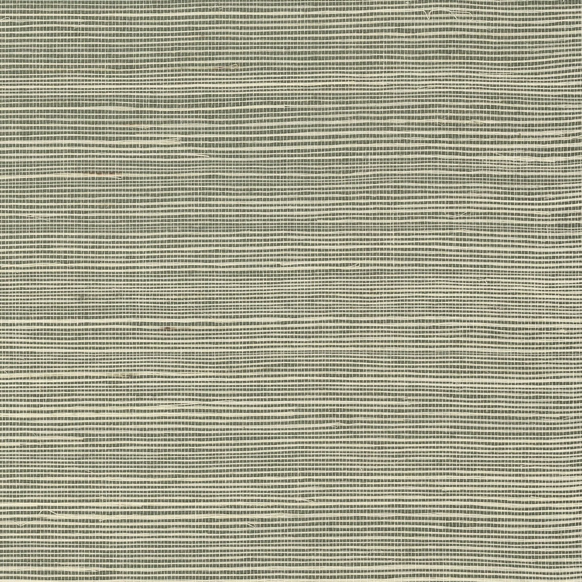 Lillian August Luxe Retreat Sisal Grasscloth Grasscloth Coastal Green Satin Sidewall - LN11844