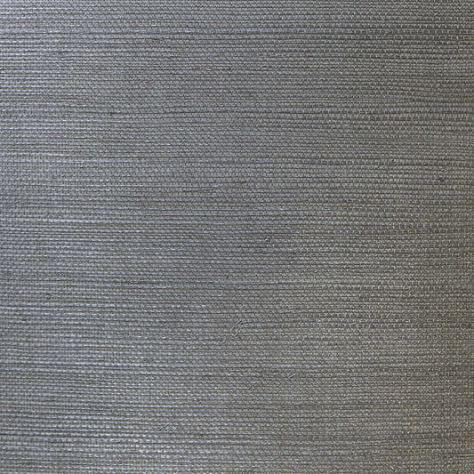 Lillian August Lillian August Grasscloth Binder Sisal Grasscloth Contemporary Silver Metallic  - LN11845