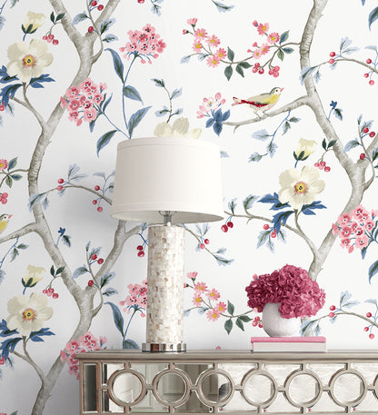 Lillian August Coastal Haven Sparrow Haven Chinoiserie Traditional Multicolored Matte  - LN40001