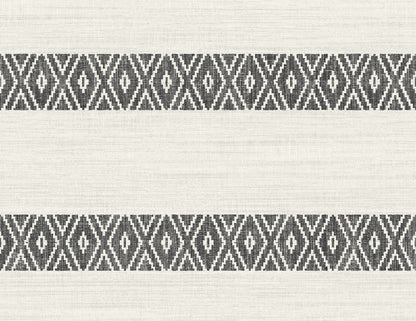 Lillian August Coastal Haven Alani Geo Stripe Stripe Coastal Off-White Matte  - LN40100