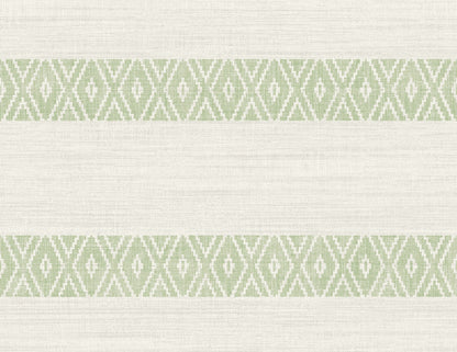 Lillian August Coastal Haven Alani Geo Stripe Stripe Coastal Green Matte  - LN40104