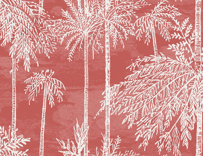 Lillian August Coastal Haven Palm Grove Botanical Coastal Pink Matte  - LN40201