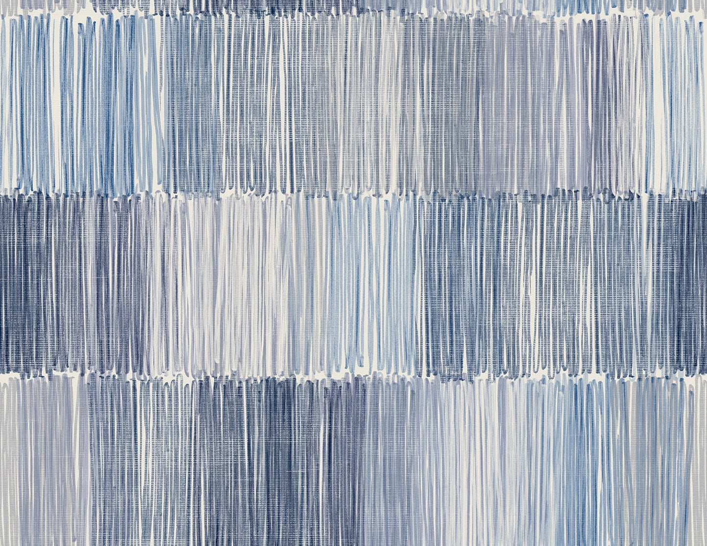 Lillian August Coastal Haven Arielle Abstract Stripe Stripe Contemporary Blue Matte Sidewall - LN40302