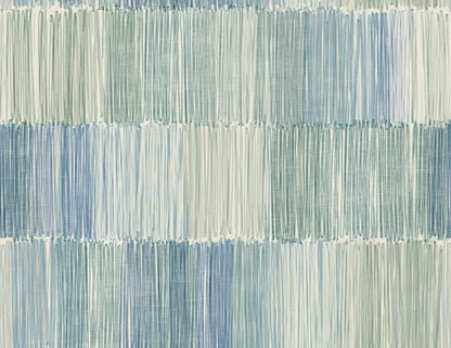 Lillian August Coastal Haven Arielle Abstract Stripe Stripe Contemporary Blue Matte  - LN40304