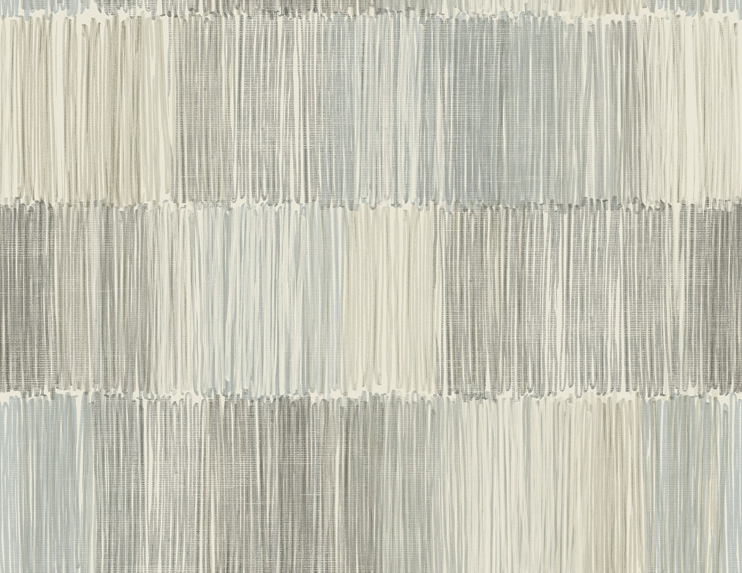 Lillian August Coastal Haven Arielle Abstract Stripe Stripe Contemporary Grey Matte Sidewall - LN40307