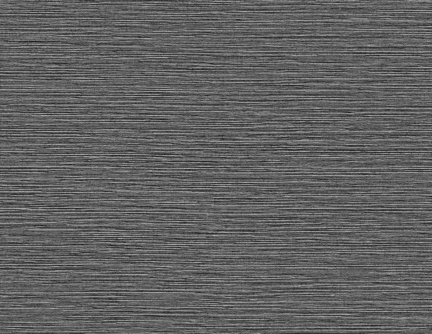 Lillian August Coastal Haven Tiger Island Faux Sisal Faux Grasscloth Coastal Black Matte Sidewall - LN40400