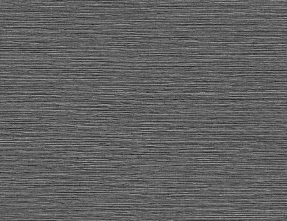 Lillian August Coastal Haven Tiger Island Faux Sisal Faux Grasscloth Coastal Black Matte  - LN40400