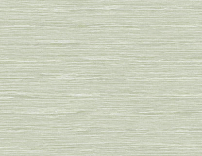 Lillian August Coastal Haven Tiger Island Faux Sisal Faux Grasscloth Coastal Green Matte  - LN40414
