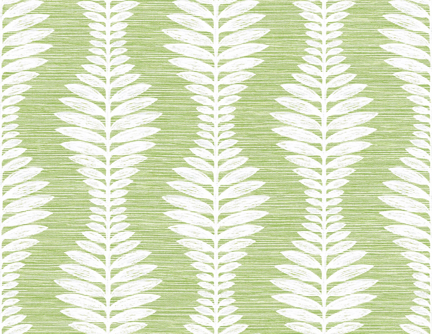 Lillian August Coastal Haven Carina Leaf Ogee Botanical Coastal Green Matte Sidewall - LN40504