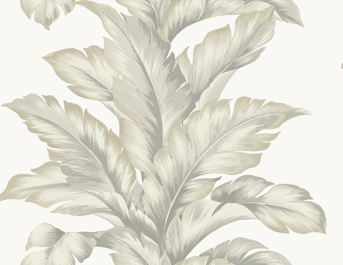 Lillian August Coastal Haven Banana Springs Botanical Coastal Grey Matte Sidewall - LN40607