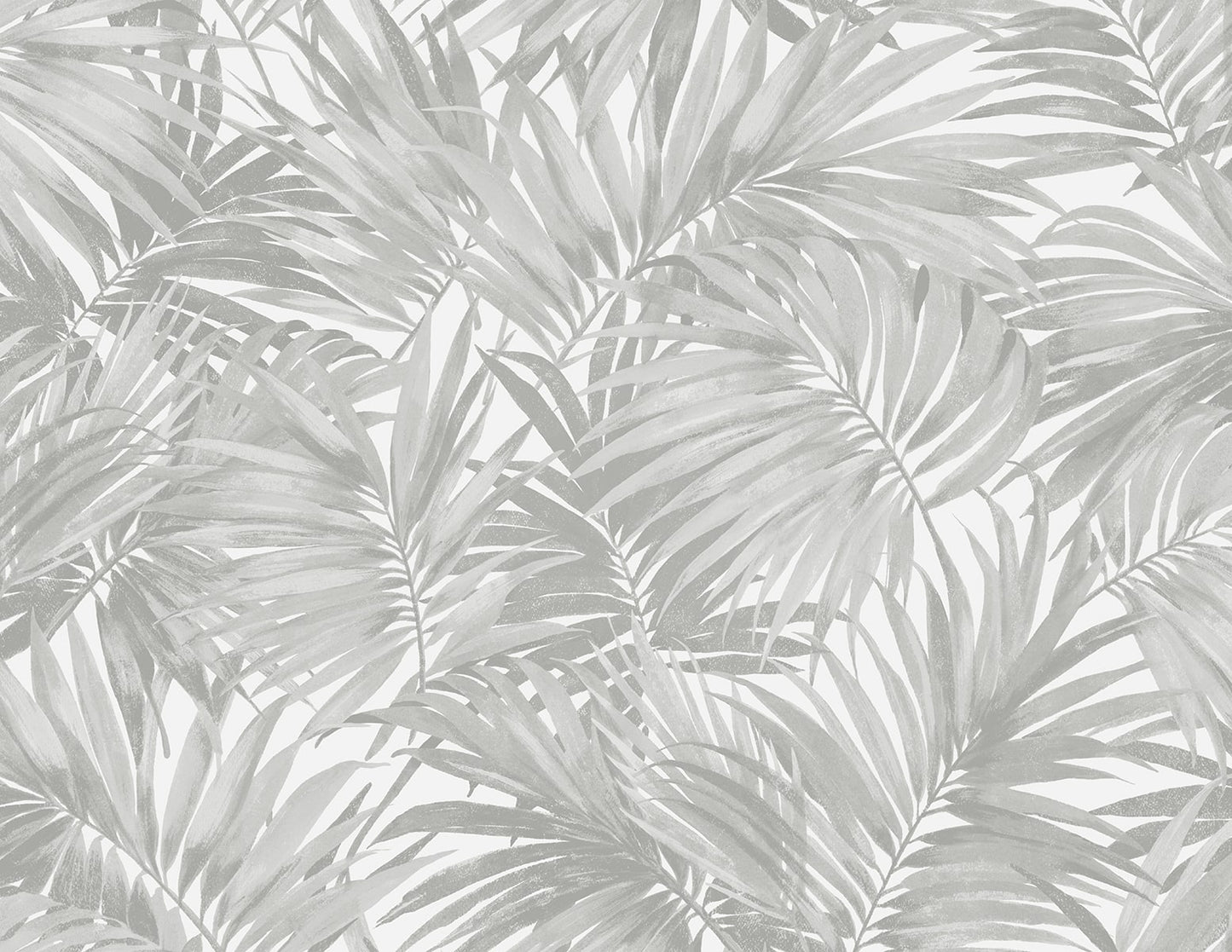 Lillian August Coastal Haven Cordelia Tossed Palms Botanical Coastal Grey Matte Sidewall - LN40708