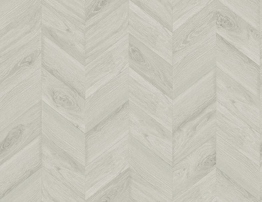 Lillian August Coastal Haven Keone Bay Chevron Wood Coastal Grey Matte Sidewall - LN40818