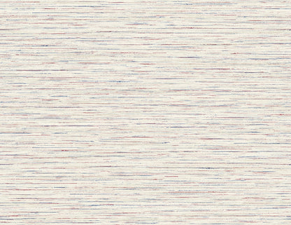 Lillian August Coastal Haven Loe Sanctuary Stria Faux Grasscloth Coastal Multicolored Matte  - LN41101
