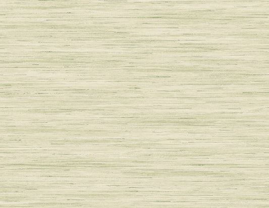 Lillian August Coastal Haven Loe Sanctuary Stria Faux Grasscloth Coastal Green Matte Sidewall - LN41114