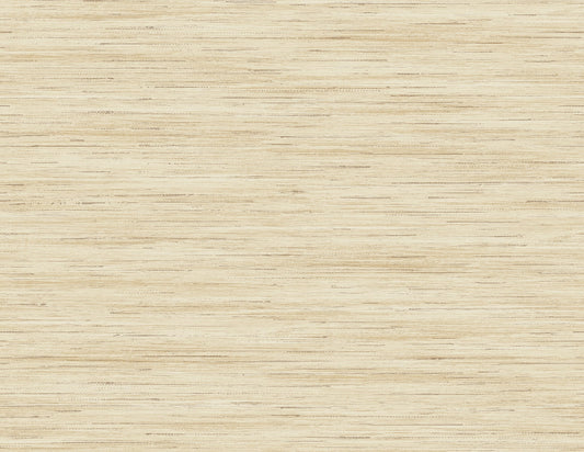 Lillian August Coastal Haven Loe Sanctuary Stria Faux Grasscloth Coastal Beige Matte Sidewall - LN41116