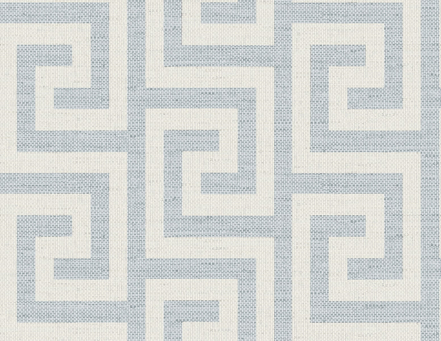 Lillian August Coastal Haven Luna Retreat Greek Key Geometric Coastal Blue Matte Sidewall - LN41202