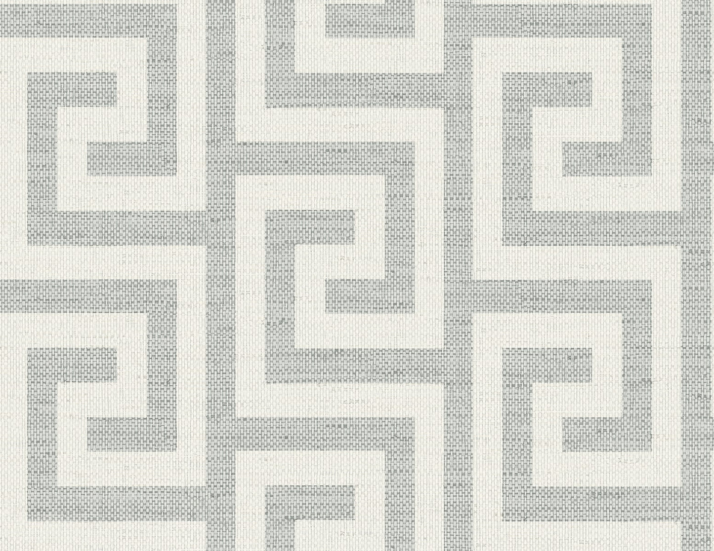 Lillian August Coastal Haven Luna Retreat Greek Key Geometric Coastal Grey Matte Sidewall - LN41208