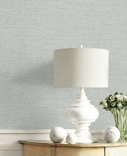 Lillian August Coastal Haven Kaya Faux Paperweave Faux Grasscloth Coastal Grey Matte  - LN41308