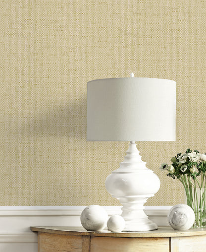 Lillian August Coastal Haven Kaya Faux Paperweave Faux Grasscloth Coastal Beige Matte  - LN41313