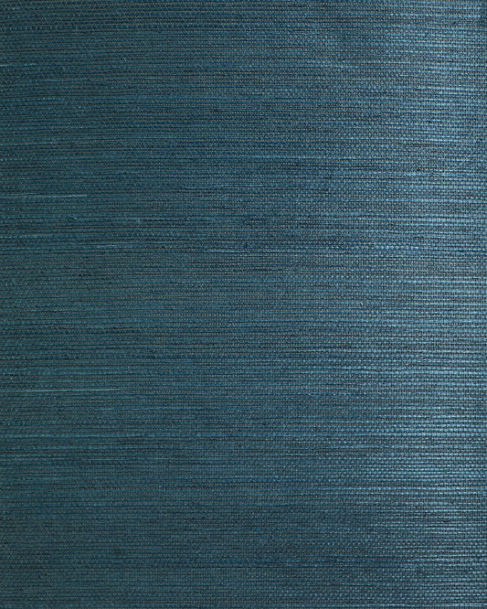 Lillian August Lillian August Natural Textured Wallcoverings 2 Regular Weave Sisal Grasscloth Contemporary Blues Satin Sidewall - LN50011