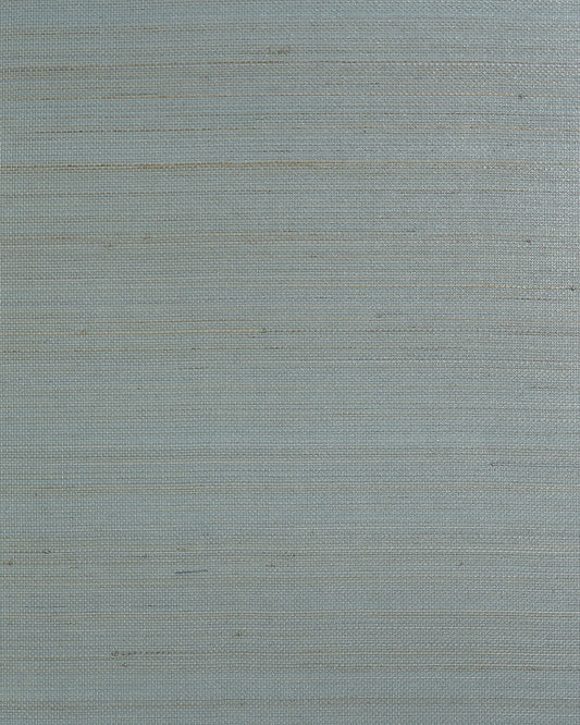 Lillian August Lillian August Natural Textured Wallcoverings 2 Abaca w/ Pearl Printed Paper Grasscloth Contemporary Blues Satin Sidewall - LN50019