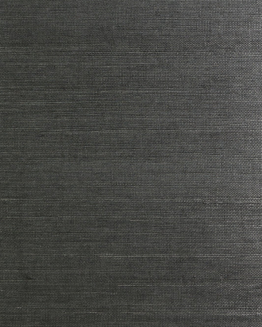 Lillian August Lillian August Natural Textured Wallcoverings 2 Sisal Grasscloth Contemporary Blacks Satin Sidewall - LN50071