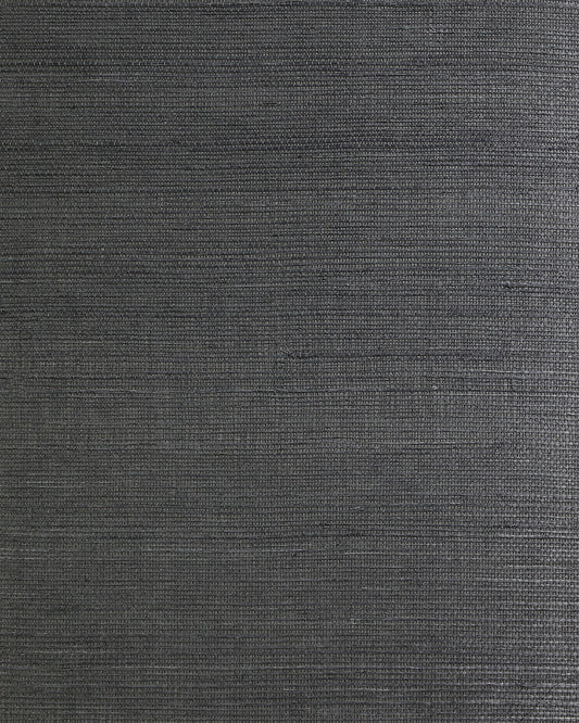 Lillian August Lillian August Natural Textured Wallcoverings 2 Sisal Grasscloth Contemporary Blacks Satin Sidewall - LN50072