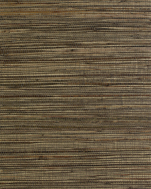 Lillian August Lillian August Natural Textured Wallcoverings 2 Raw Jute Grasscloth Contemporary Browns & Taupes Satin Sidewall - LN50084