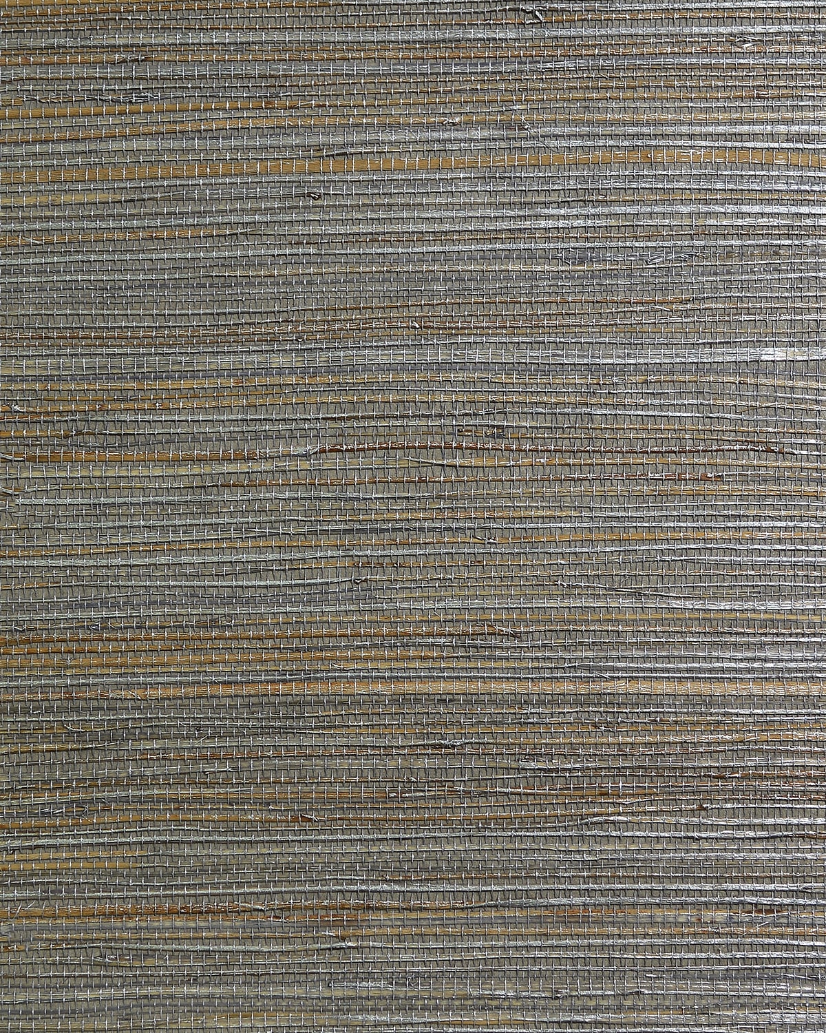 Lillian August Lillian August Natural Textured Wallcoverings 2 Raw Jute Grasscloth Contemporary Silvers & Pewters Satin Sidewall - LN50089