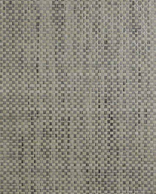 Lillian August Lillian August Natural Textured Wallcoverings 2 Japanese Paperweave Grasscloth Contemporary Grays Satin Sidewall - LN50098