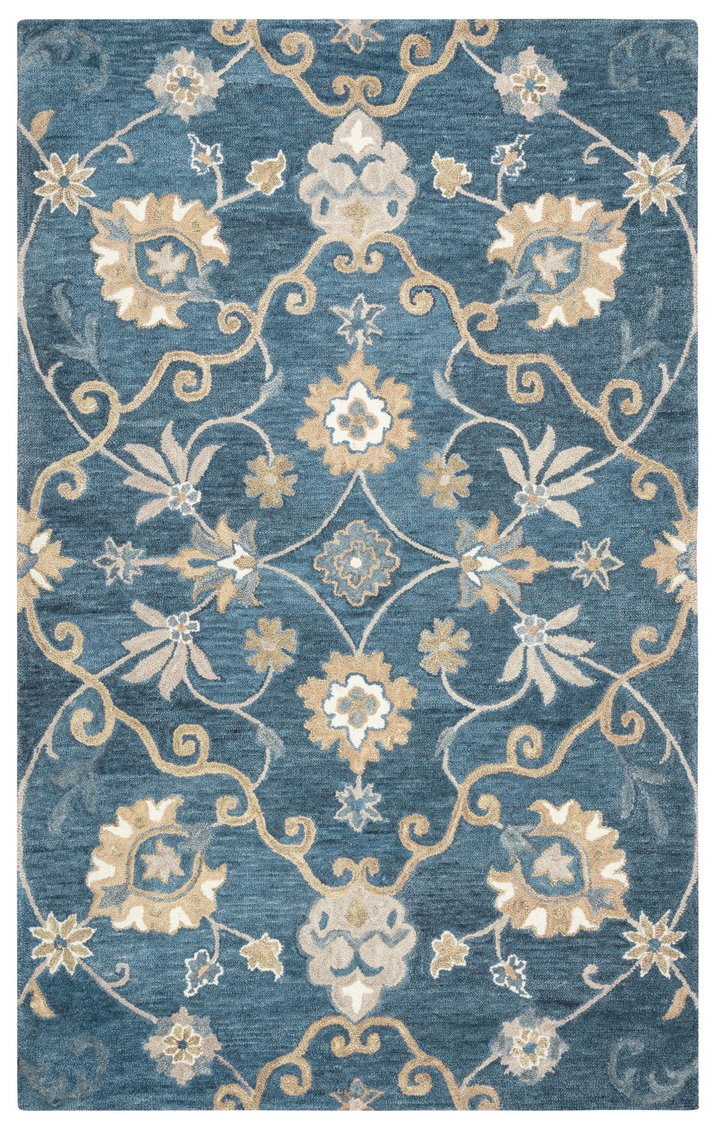Transitional rug, 8' x 10'.