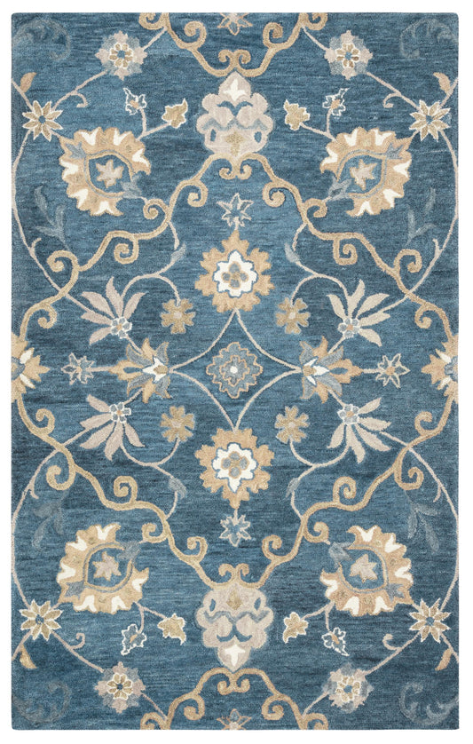 Transitional rug, 8' x 10'.