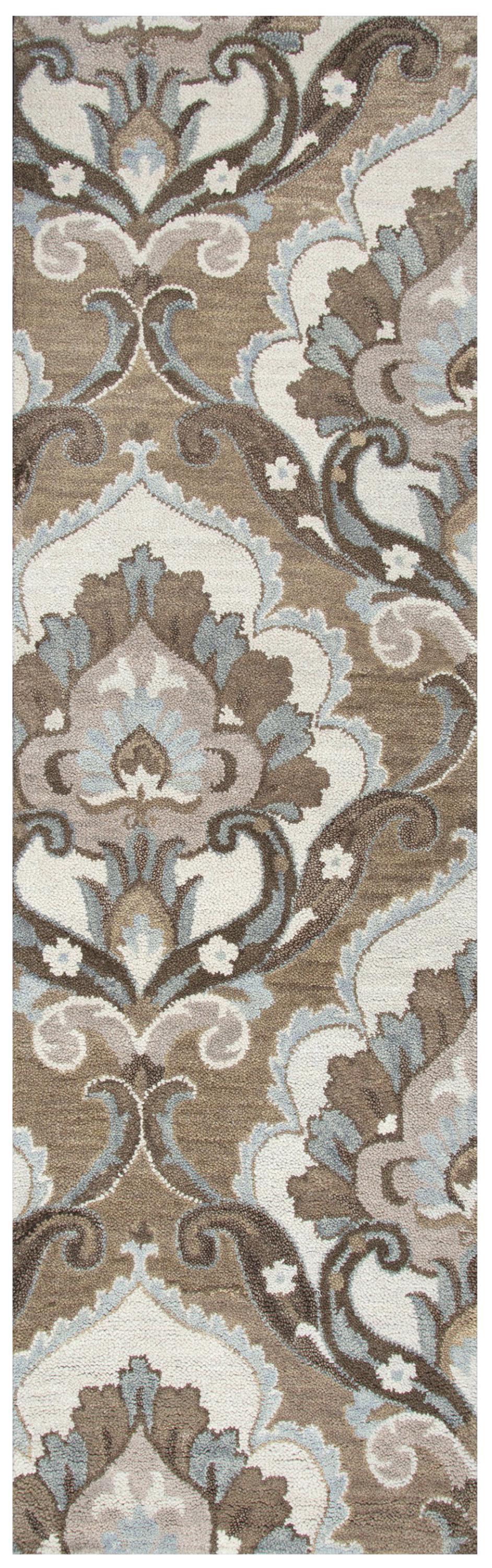 Leone Transitional rug, 2' x 8' runner