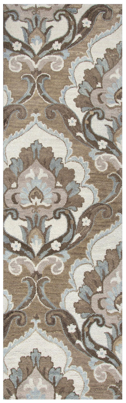 Leone Transitional rug, 2' x 8' runner