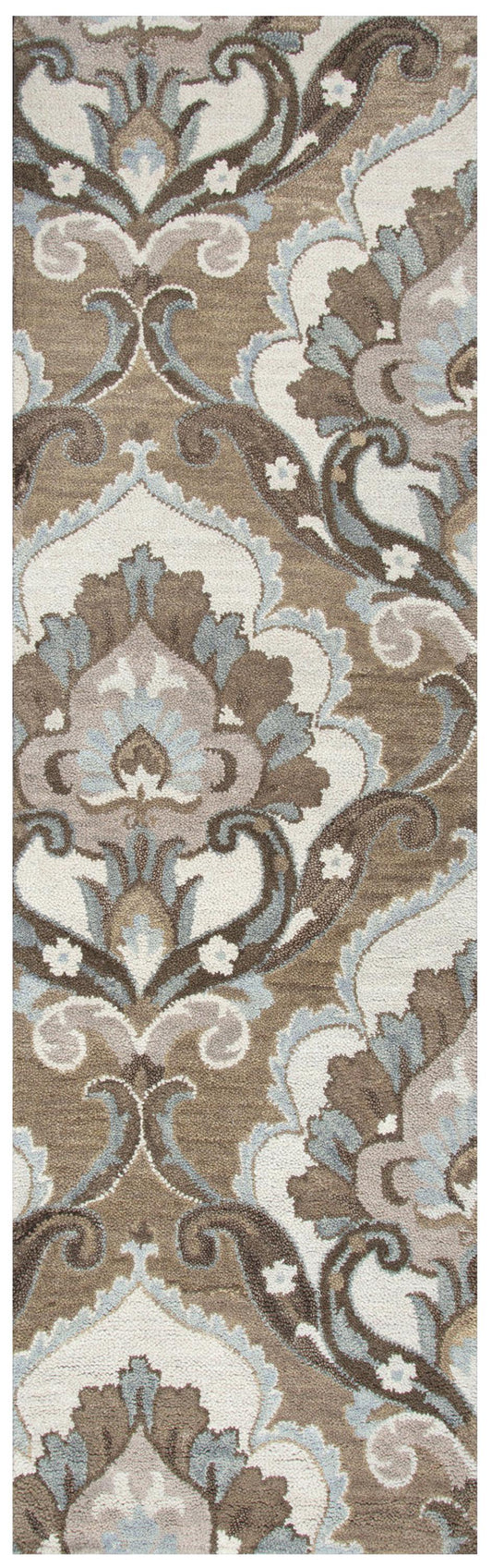 Transitional rug, 2' x 10' runner.