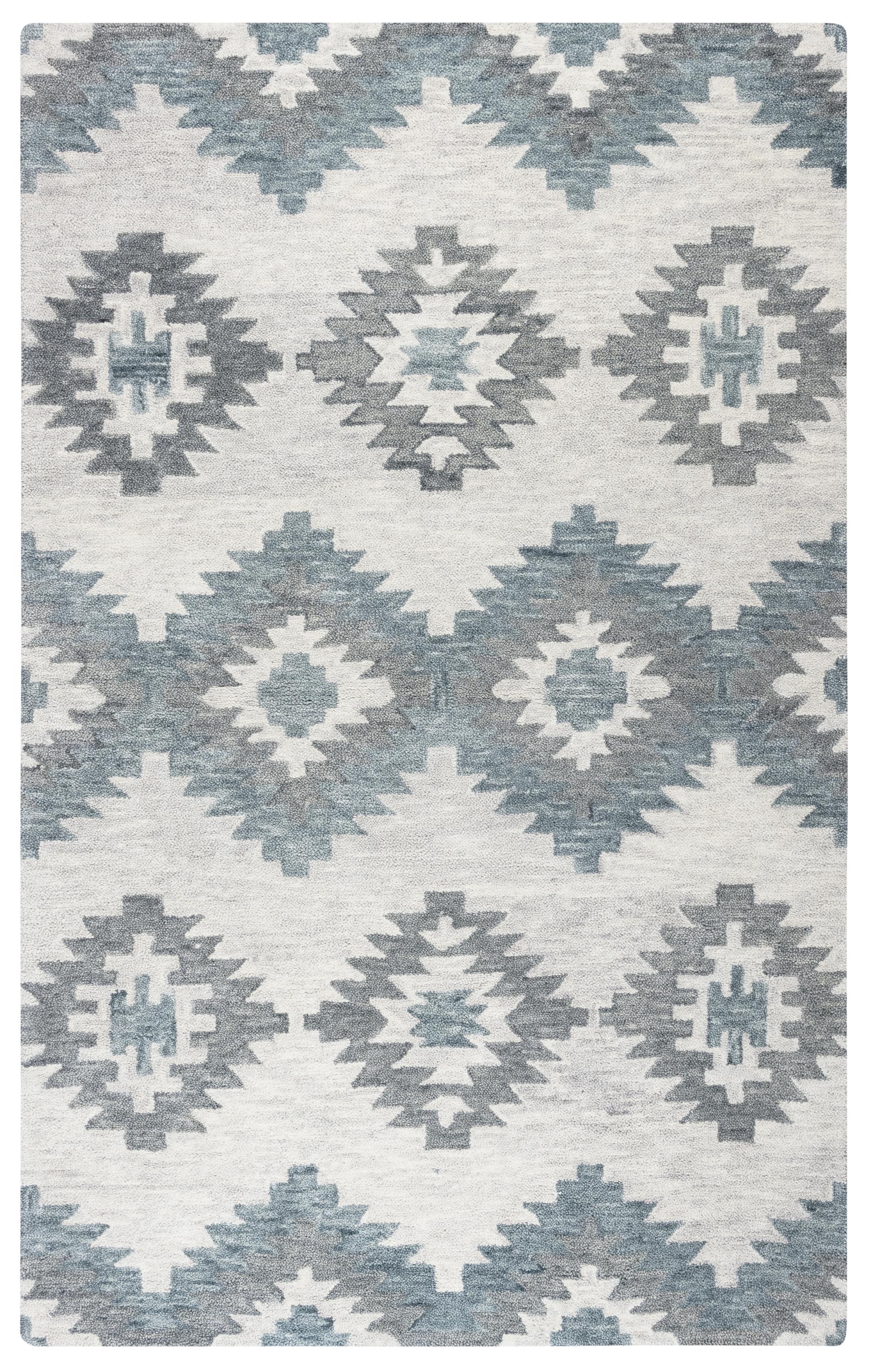 5' x 8' rug with a rustic lodge design.