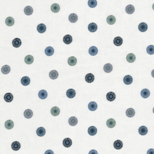 STOUT TEXTILES  MULTIPURPOSE,EMBROIDERIES TRANSITIONAL,, CIRCLE SEAGLASS   - LODI-2