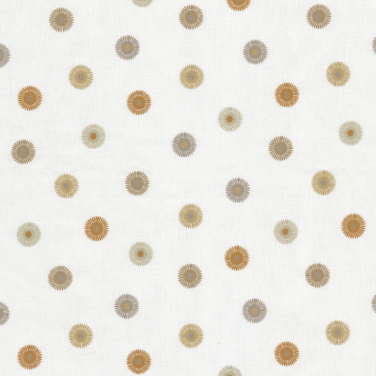 STOUT TEXTILES  MULTIPURPOSE,EMBROIDERIES TRANSITIONAL,, CIRCLE APRICOT   - LODI-3