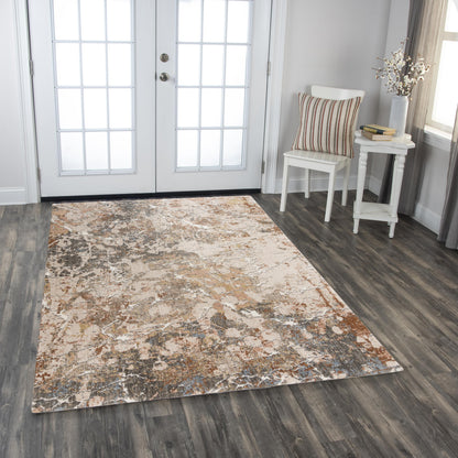 Contemporary area rug, 5' x 8'.
