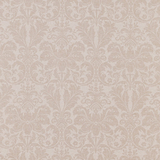 JF Fabrics LOMBARD 91 Fabric Traditional,Transitional,Contemporary,Floral Creme,Beige  Damask,Linen,Print,Linen Texture - 5074391 J6001