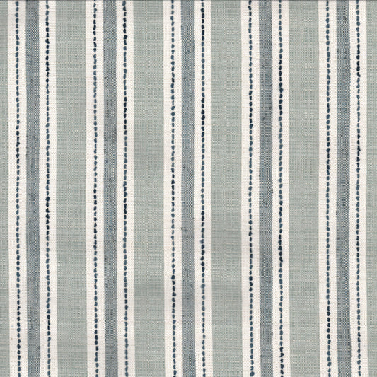 STOUT TEXTILES  MULTIPURPOSE,EMBROIDERIES TRANSITIONAL,, STRIPE AZURE   - LOND-2