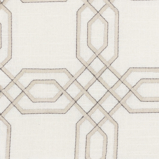 STOUT TEXTILES  DRAPERY,EMBROIDERIES TRANSITIONAL,, GEOMETRIC MUSHROOM   - LORI-1