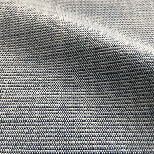 JF Fabrics Inside Out, JF Fabrics LOUNGER 65 Fabric Plain,Texture Blue  Woven, Linen Texture, Outdoor - 9030265 J9201
