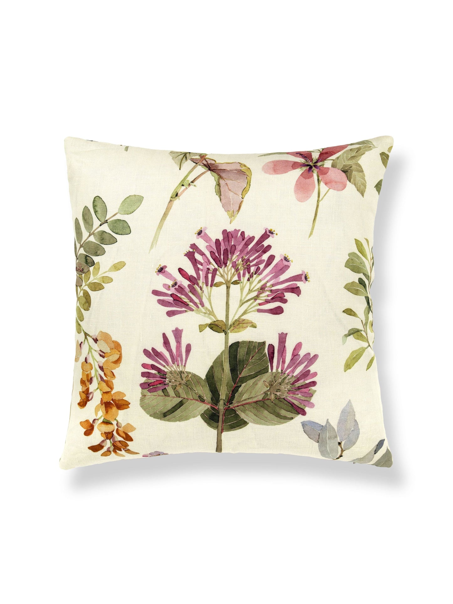 SCALAMANDRE PILLOWS   BOTANICAL / FOLIAGE 
FLORAL SQUARE    - LO 0001SDDK5016 NEW SKU # LOSDDK50160001