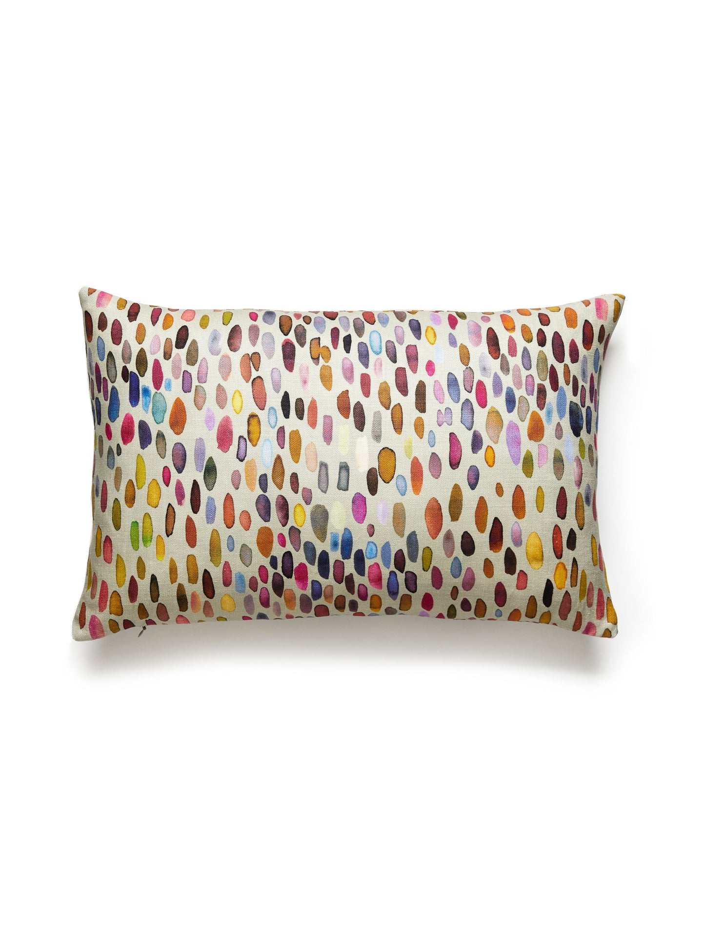 SCALAMANDRE PILLOWS   ABSTRACT 
DOTS / CIRCLES 
GRAPHIC LUMBAR    - LO 0002LJAMBPILL