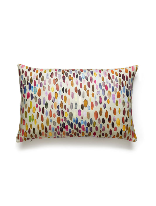 SCALAMANDRE PILLOWS   ABSTRACT 
DOTS / CIRCLES 
GRAPHIC LUMBAR    - LO 0002LJAMBPILL NEW SKU # LOLJAMBPILL0002