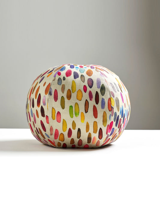 SCALAMANDRE PILLOWS   ABSTRACT 
DOTS / CIRCLES 
GRAPHIC ROUND    - LO 0002SJAMBPILL NEW SKU # LOSJAMBPILL0002