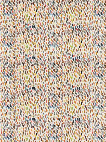 SCALAMANDRE  JAMBOREE LINEN PRINT FABRIC BLUE / MULTI   - LO 00035096 NEW SKU # LO50960003