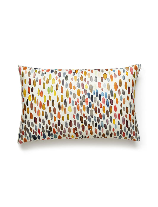 SCALAMANDRE PILLOWS   ABSTRACT 
DOTS / CIRCLES 
GRAPHIC LUMBAR    - LO 0003LJAMBPILL