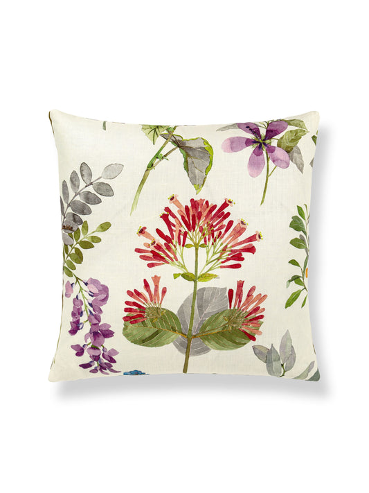 SCALAMANDRE PILLOWS   BOTANICAL / FOLIAGE 
FLORAL SQUARE    - LO 0003SDDK5016